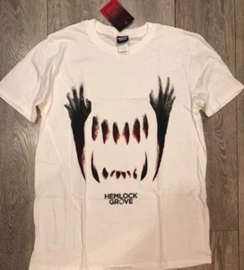 Hemlock Grove nuova t shirt top bianco taglia grande, NUOVO uomo - Foto 1 di 1