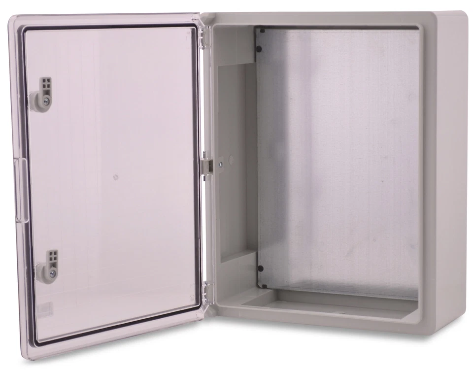 BOXEXPERT Wandschrank-Gehäuse Fleet 500x400x175mm Sichttür ABS IP65 Abschließbar