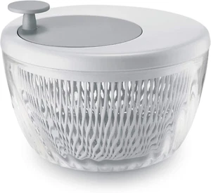 - Kitchen Active Design, SPIN&STORE, Centrifuga Insalata Con Coperchio - Bianco, - Foto 1 di 12