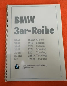 BMW 3er E30 Lim Allrad Cabrio Touring M3 techn. Dokumentation Prospekt 1987 - Bild 1 von 13