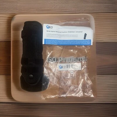 ISO-WR301 Preferred Wrist Splint Neutral Position Stabilizer Brace New In Bag - Image 1 of 4