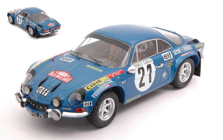 Alpine A110 Rally Installa Carlo 1973 - Ixo