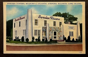 Baldwin Long Island NY View of Sweden Towers Milburn & Atlantic Avenues - Picture 1 of 2