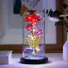 Preserved Rose Flower in Glass with LED Light ButterflyGift for Valentine&#39;s Day?