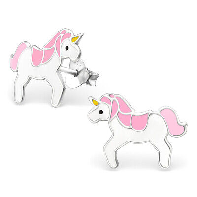 ICYROSE Sterling Silver Pink Unicorn Girls Ki...