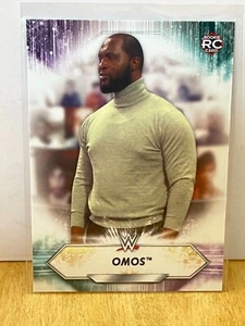2021 Topps WWE Base Superstar Roster Card #124 Omos RC rookie wrestling card - Picture 1 of 2
