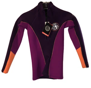 Giacca manica lunga Rip Curl G Bombshell taglia 4 viola muta top1mm - Foto 1 di 3