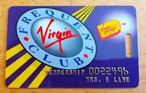 Tarjeta de socio frecuente del club VIRGIN CADUCADA SIN VALOR - Imagen 1 de 2