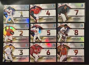 2023 Bowman Chrome Scouts Top 100 COMPLETE SET Chourio Holliday De La Cruz 1-100 - Picture 1 of 4
