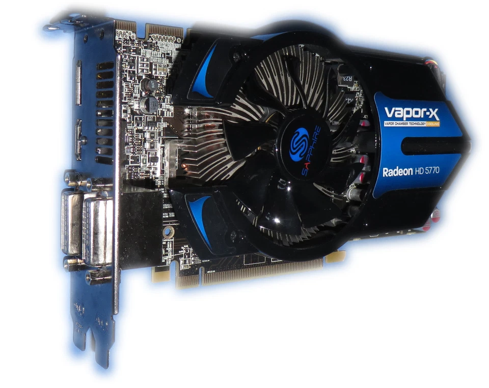 Scheda grafica ATI Radeon HD 5770 Vapor-X OC 1 GB PCIe per PC/Mac Pro 1.1/5.1 #70 - Immagine 1 di 1