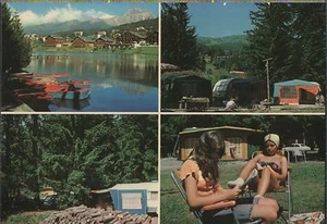 Postal antigua - Crans-Montana - Camping-Caravaning de la Moubra - Imagen 1 de 1