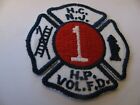 NEW JERSEY  NJ   -   Hackensack   EMT  Fire Rescue Patch  Sew On  3"  Rare Vtg