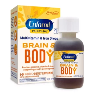 Enfamil Poly-Vi-Sol Drop MultiVitamin & Iron Support - Lactose Free 1.7oz 2 Pack - Picture 1 of 5