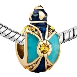 Pugster Charms European Beads Pugster Faberge Eggs - 1pug-the5 - Picture 1 of 13