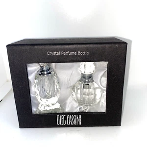 Oleg Cassini Crystal Parfum Flakons S/2 - Bild 1 von 6
