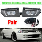 Pair For toyota Corolla AE100 AE101 1993-1999 LH&RH Led Fog Lamp black Assembly
