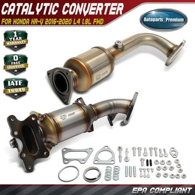 Convertidor catalítico lateral delantero y trasero 2 piezas para Honda HR-V 2016-2020 L4 1,8 L TRACCIÓN DELANTERA Foto 1 de 4
