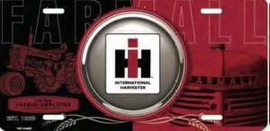Letrero de matrícula IH/Farmall - Imagen 1 de 1