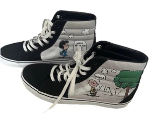 Unisex Mens Size 9.5 -Womens Size 11 VANS Peanuts x Sk8 High Charlie Brown Kite - Picture 1 of 7