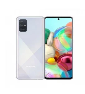 Samsung Galaxy A71 5G 128GB Silver Unlocked Smartphone - Picture 1 of 3