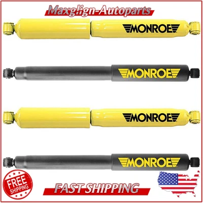 Rear Shocks Fits 1985 1986 1987 1988 1989 1990 - 1997 Ford F-350 Monroe 4 Front - Image 1 of 4