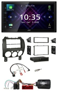 JVC DAB 2DIN Lenkrad Bluetooth USB Autoradio für Mazda 2 2007-2014 - Bild 1 von 11