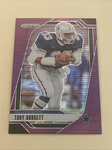 2024 Panini Prizm Tony Dorsett Viola Pulsar Prizm #81 COWBOYS - Foto 1 di 2