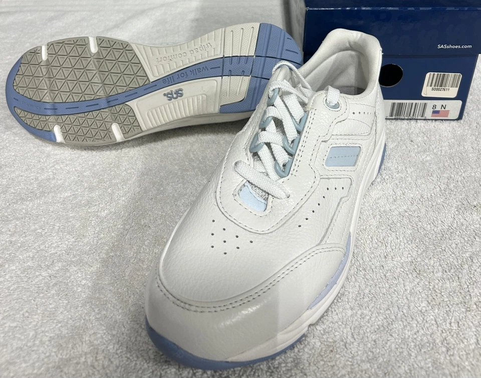 SAS Women's Shoes Tour White 12 W3 Triple Wide