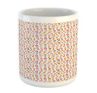 Ambesonne Sweets Motif Ceramic Coffee Mug Cup for Water Tea Drinks, 11 oz