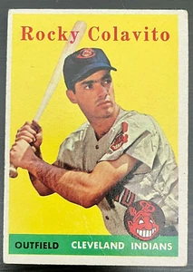 1958 Topps Baseball #368 Rocky Colavito - Picture 1 of 2