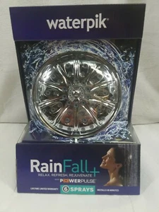 Waterpik PowerPulse Massage Chrom 6 Strahlarten Regenduschkopf 1,8-GPM (6,8-LPM) - Bild 1 von 4