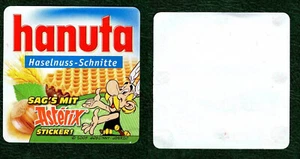 Hanuta Deckblatt Verpackung "Sag´s mit Asterix-Sticker" (237) - Picture 1 of 1