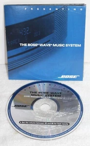 Presenting The Bose Wave Music System ~ 2004 CCM-001269 Used Promo CD VG+ - Picture 1 of 7