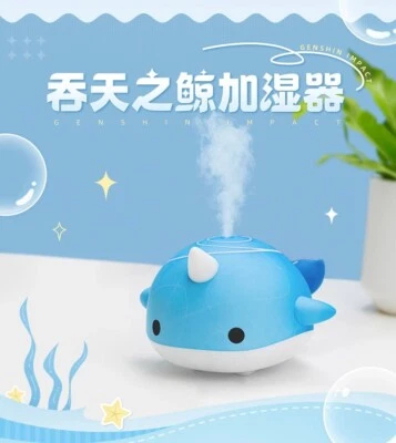 [Genshin Impact Official] Whale Mini Desktop Humidifier Atmosphere Light Lamp  - Image 1 of 4