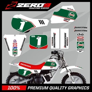 KIT DE CALCOMANÍAS GRÁFICOS HONDA QR 50 MOTOCROSS GRAPHICS MX CASTROL - Imagen 1 de 6