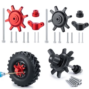 RC Car Tires Assemble Remove Tool Red/Black for 1/10 1.9 2.2 Beadlock Wheel Rim - Picture 1 of 12