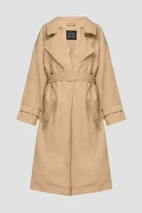 Levi's Premium Mantel 24590-0002 Damen Beige Trench Long Coat UVP 159£ (Größe L) - Bild 1 von 6