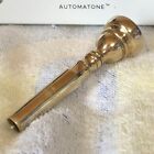 FRANK Holton Heim 1 Vintage Trumpet Mouthpiece Gold Plate Used