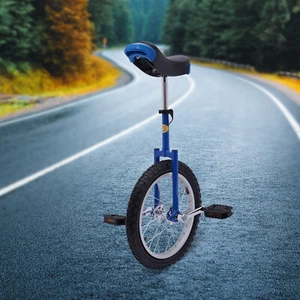Wheel Outdoor Sports Unicycle 24" Adjustable Seat Exercise Bicycle Fitness Bike - Picture 1 of 23