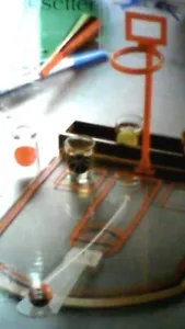 STYLESETTER B-BALL SHOTS - DRINKING GAME- 6 SHOT GLASSES - BASKETBALL - Picture 1 of 10