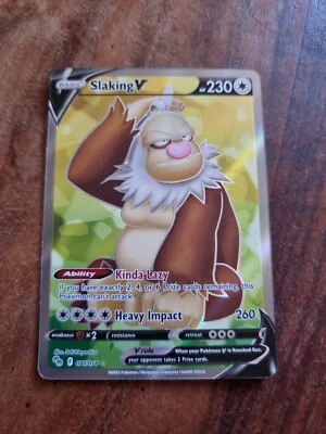 Pokemon Go Slaking V 077/078 Ultra Rare Textured foil Mint  - Image 1 of 2