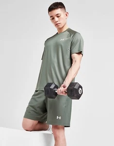 Under Armour Woven Emboss Shorts Green/White-ALL SIZES-New-100% Genuine-RRP £35 - Imagen 1 de 2