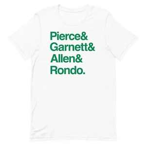 PIERCE GARNETT ALLEN & RONDO Retro 2008 T-SHIRT Throwback Basketball Champs Tee - Picture 1 of 10