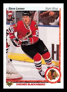 Steve Larmer #242 1990-91 Upper Deck Chicago Blackhawks - Picture 1 of 2