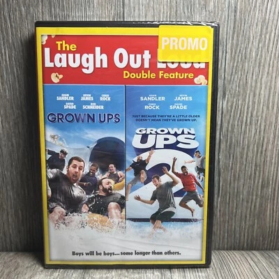 Grown Ups/Grown Ups 2 DVD New Sealed Adam Sandler Chris Rock David Spade - Image 1 of 2