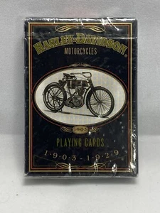 Vintage HARLEY DAVIDSON 1903-1929 Playing Cards SEALED - Picture 1 of 3
