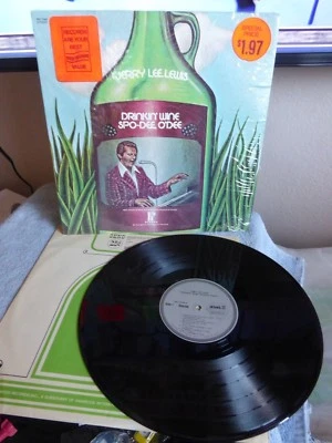 Jerry Lee Lewis LP Drinkin' Wine Spo Dee O'Dee In Shrink, Nice! - Image 1 of 4