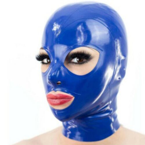 Adult Unisex Headgear Themed Party Hood Face Mask Back Zipper Head Cover Sexy