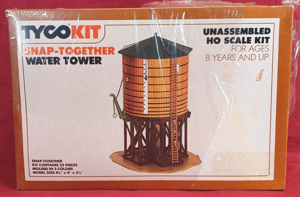 Vintage TYCO Kit Water Tower HO Scale #7769 Tr593