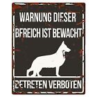 Warnschild Hund Betreten verboten